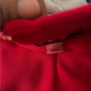 Tommy Hilfiger Bold Red Women's Dress with Signature Logo Accent